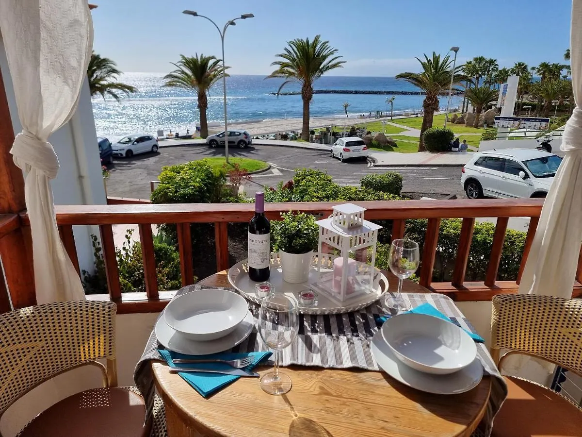 Casa Playa Del Duque 2 In 1St Sea Line Directly At The Beach, Heated Pool, Wifi Apartment Costa Adeje
