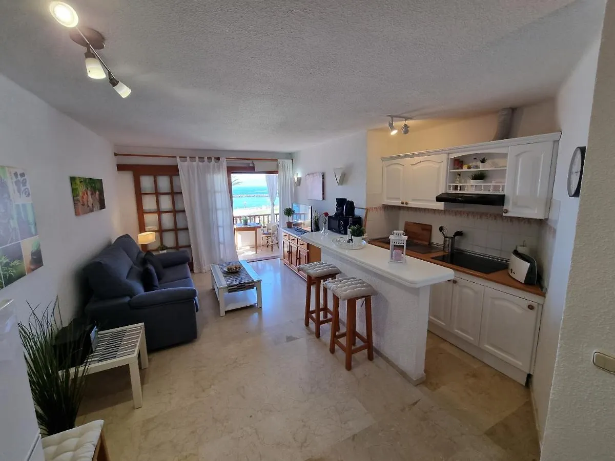 Casa Playa Del Duque 2 In 1St Sea Line Directly At The Beach, Heated Pool, Wifi Apartment Costa Adeje  Spain